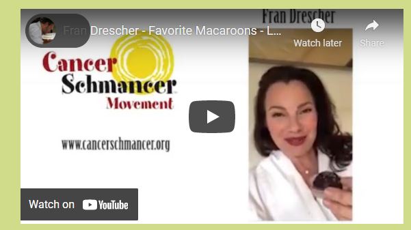 Fran Drescher's Favorite Macaroon?